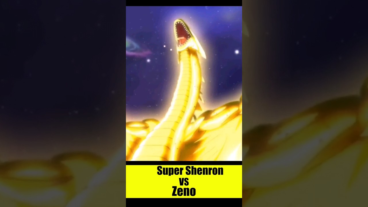 super shenron vs zeno