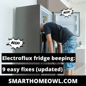 electrolux fridge beeping
