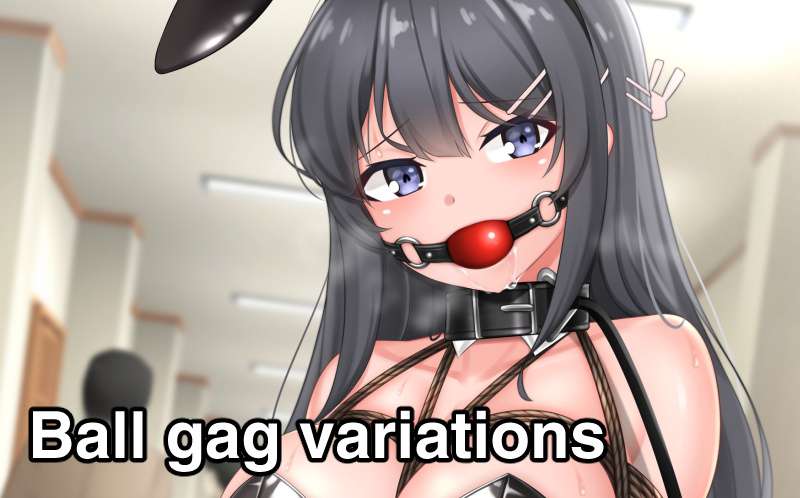 anime girl ball gagged