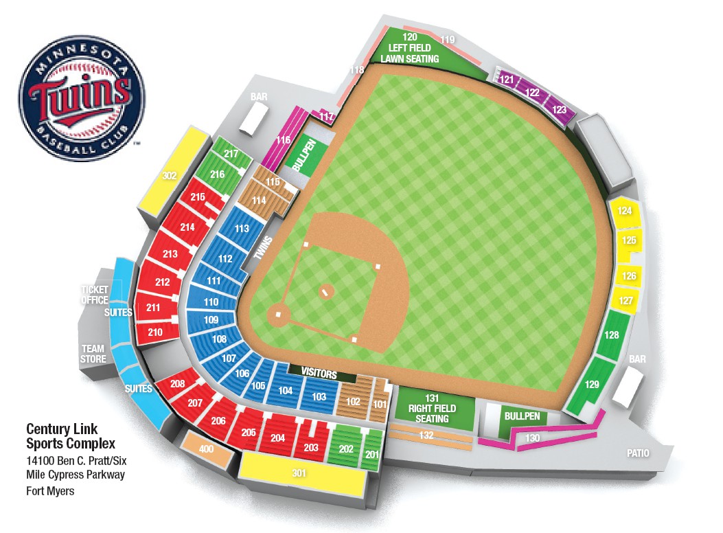 minnesota twins seating chart