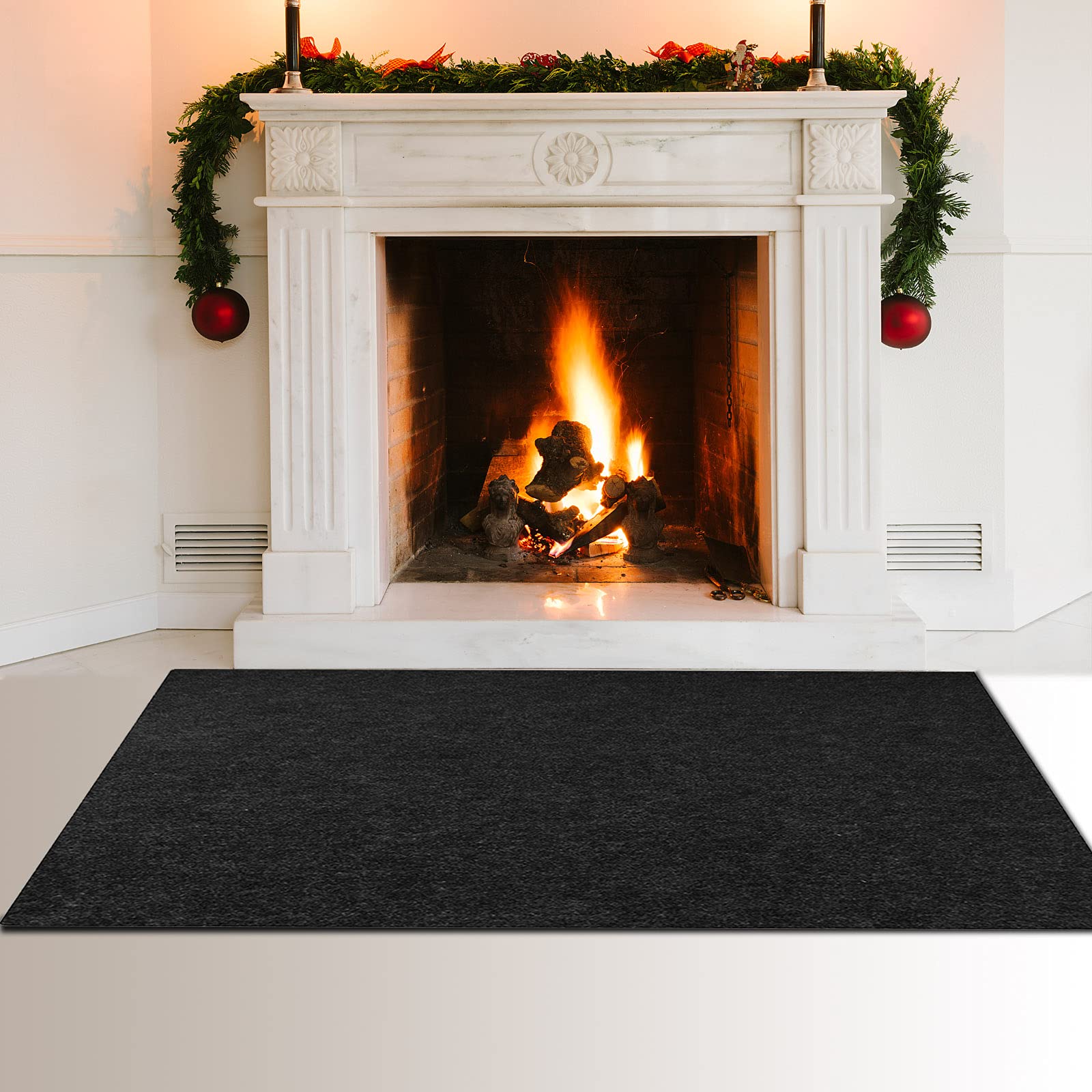 fire resistant mats for fireplace