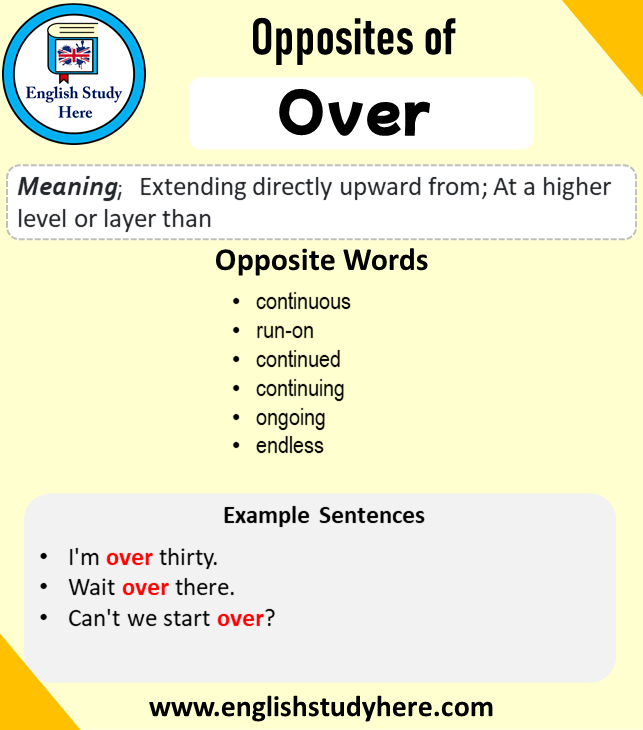 antonym over