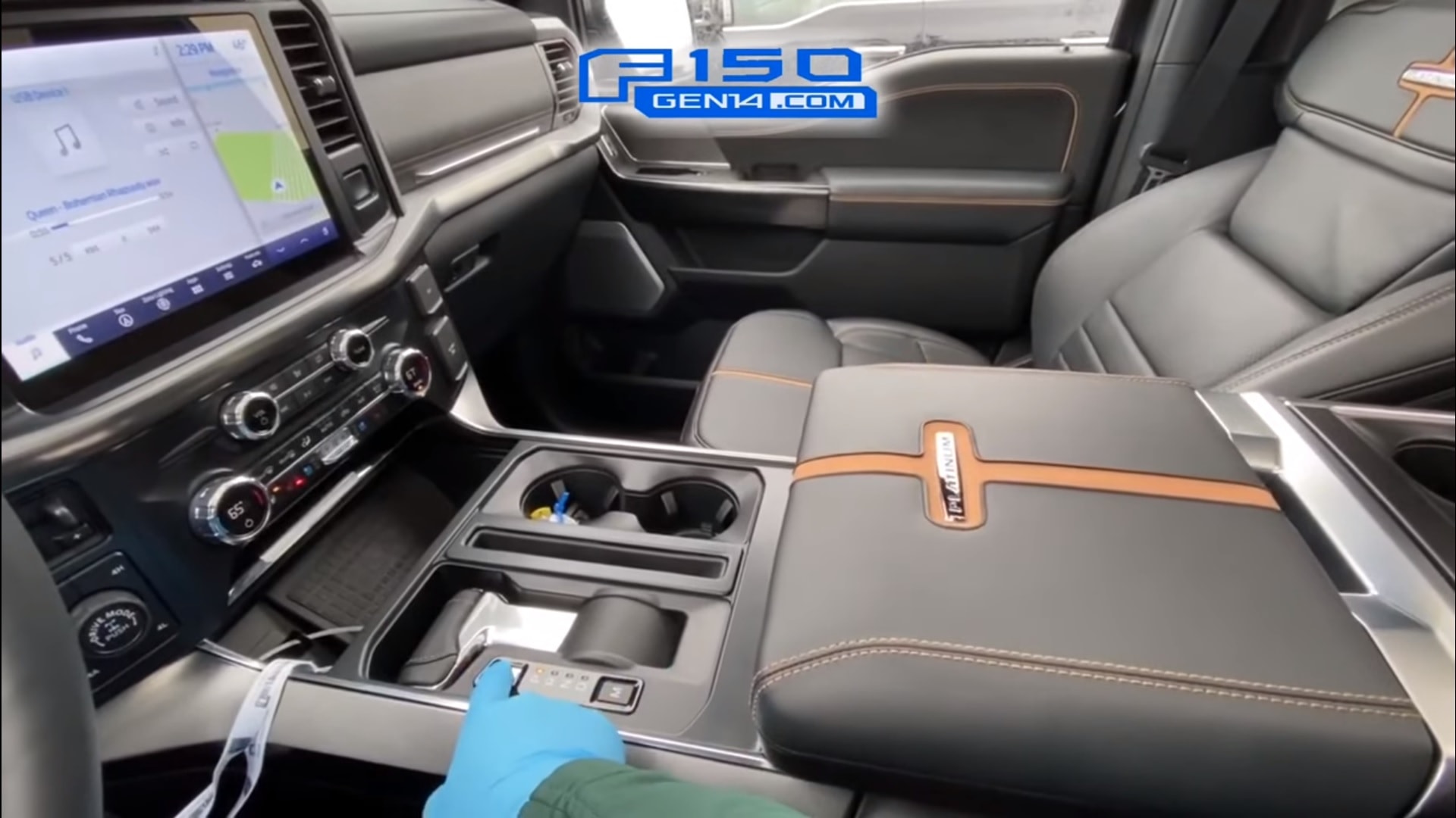 f150 folding center console