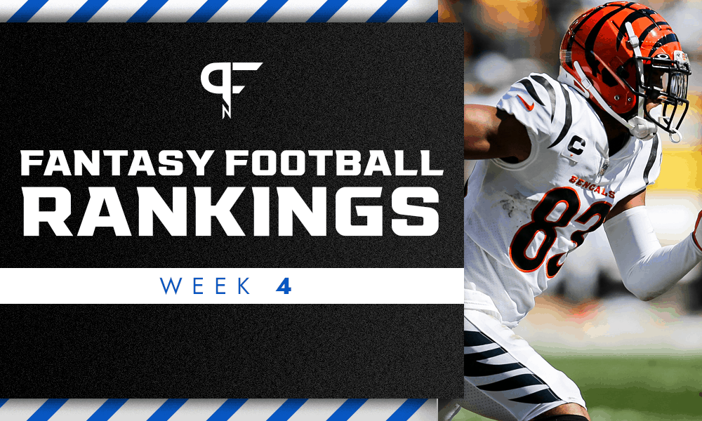 fantasy week 4 rankings