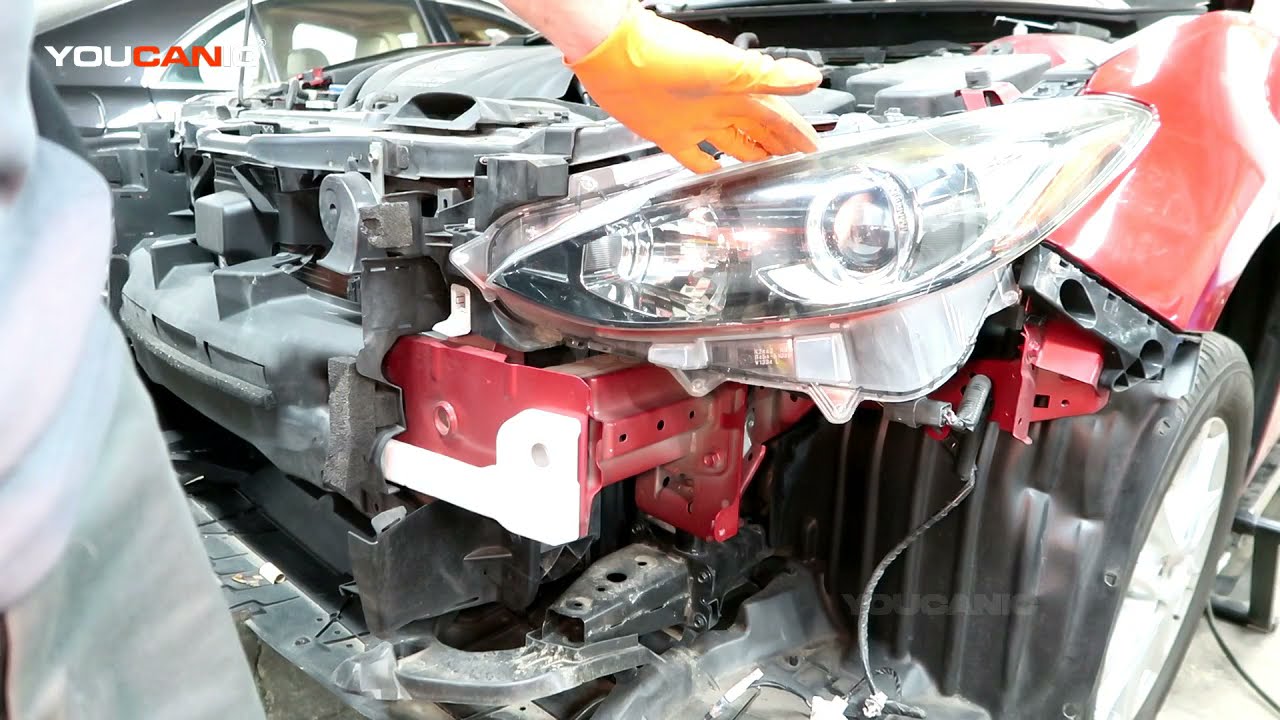 mazda 3 headlight replacement