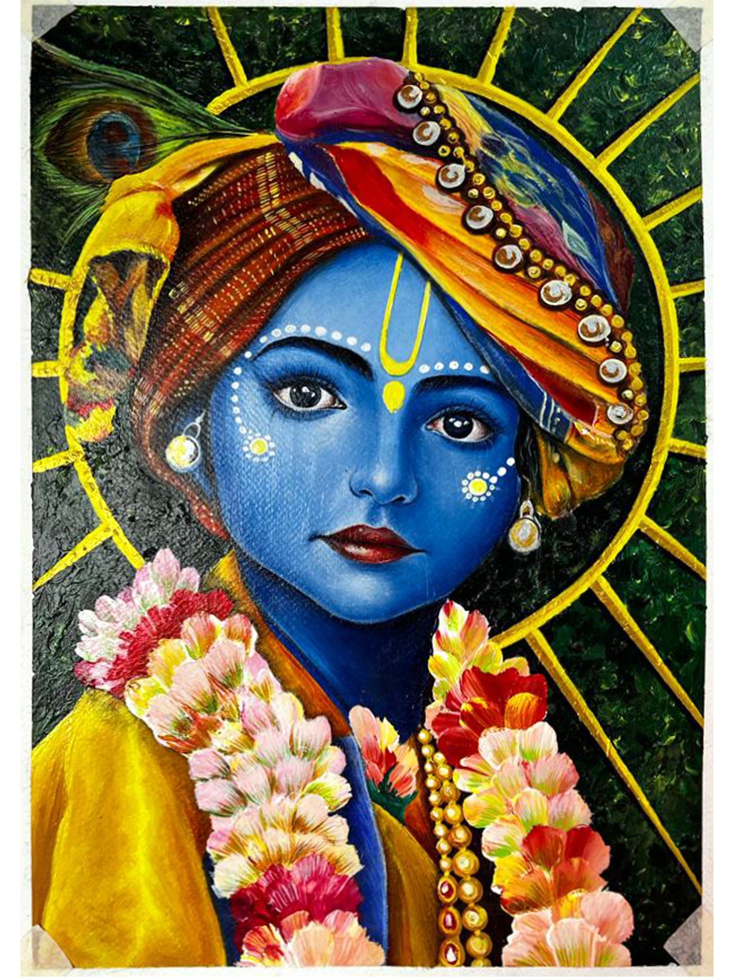 painting of krishna ji