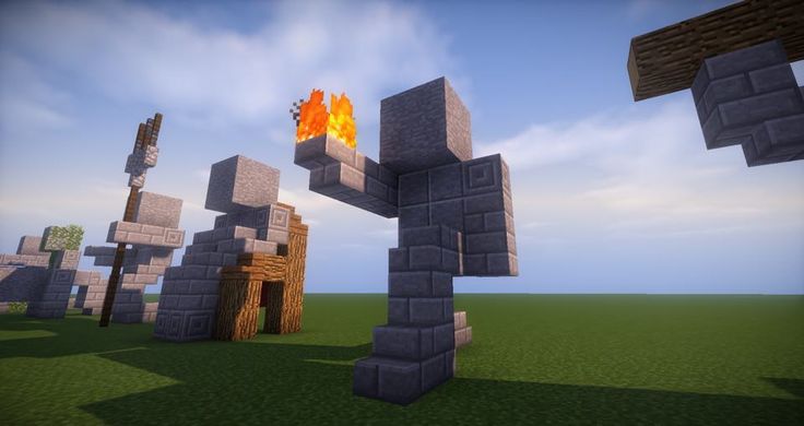 minecraft statues