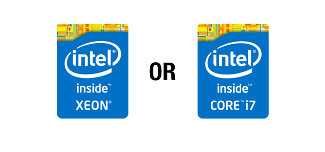 intel xeon e5 vs core i7