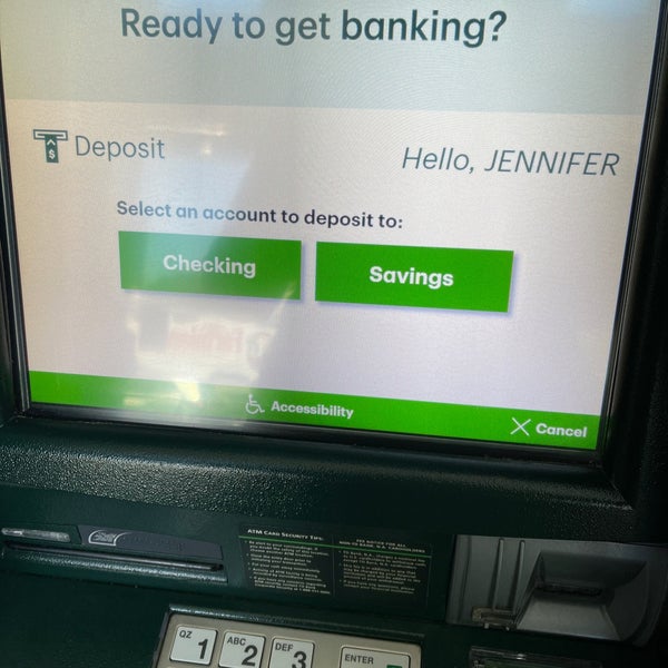 td bank atm cash deposit limit