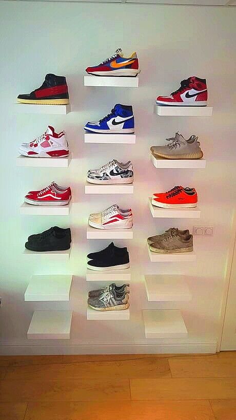 floating shoe shelves