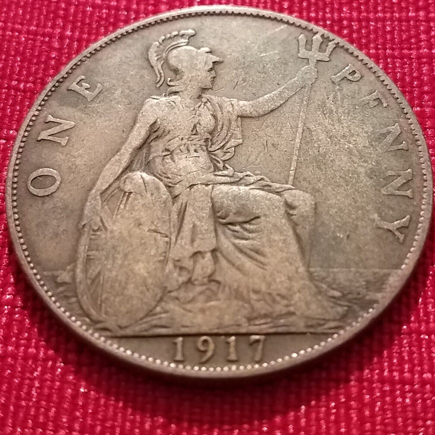 1 penny 1917