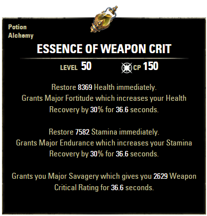 eso critical rating