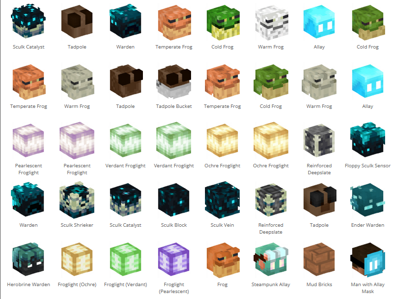 minecraft custom heads