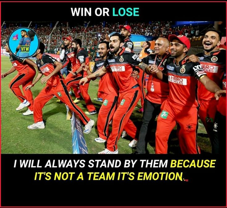 win or lose always rcb