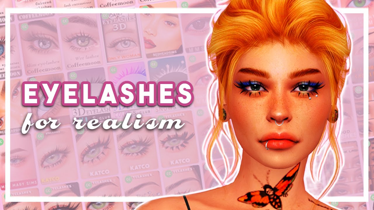 eyelashes sims 4 cc