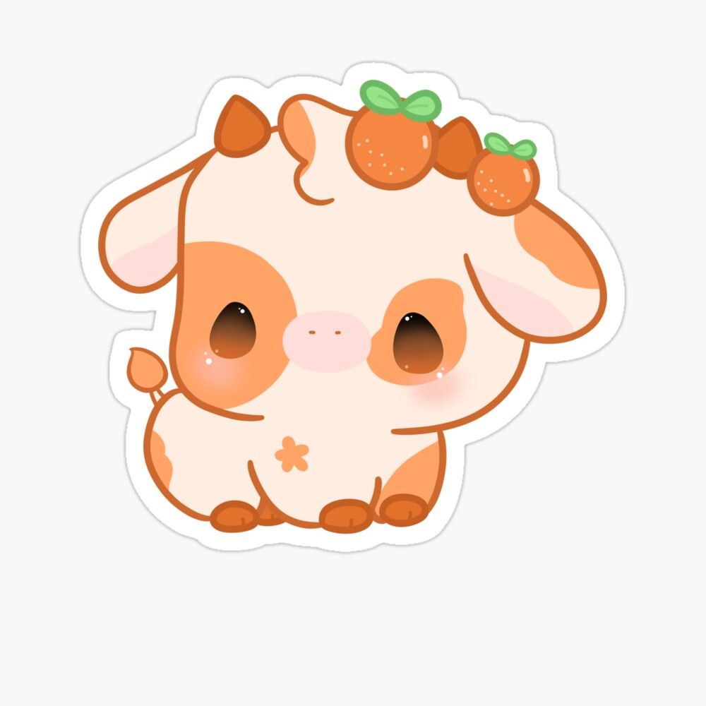 kawaii cow