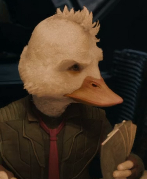 duck at the end of guardians of the galaxy