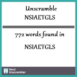 7 letter word unscramble