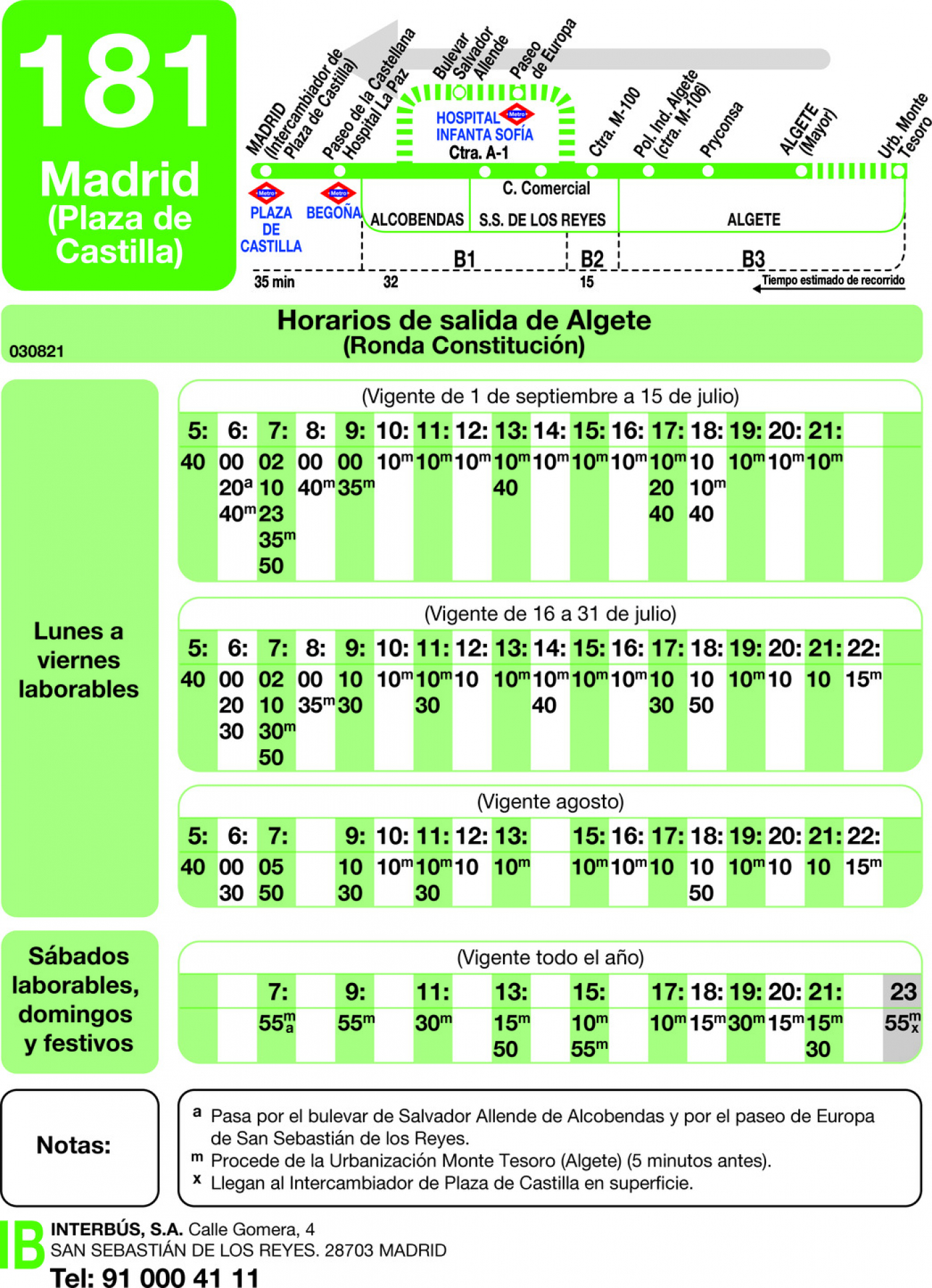 181 best bus schedule