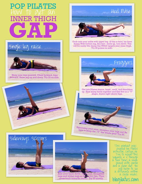 workout thigh gap