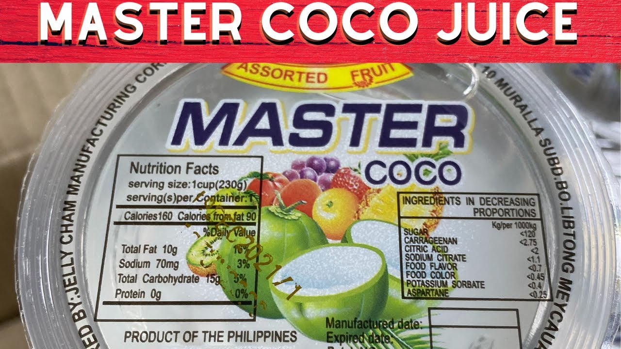 master coco jelly juice