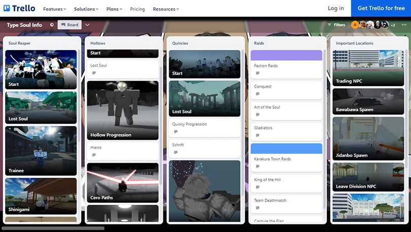 type soul trello