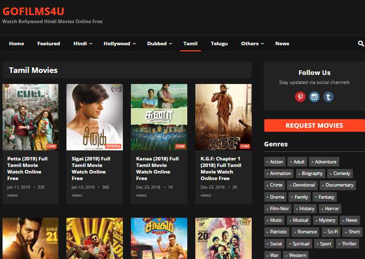 tamil movies online sites