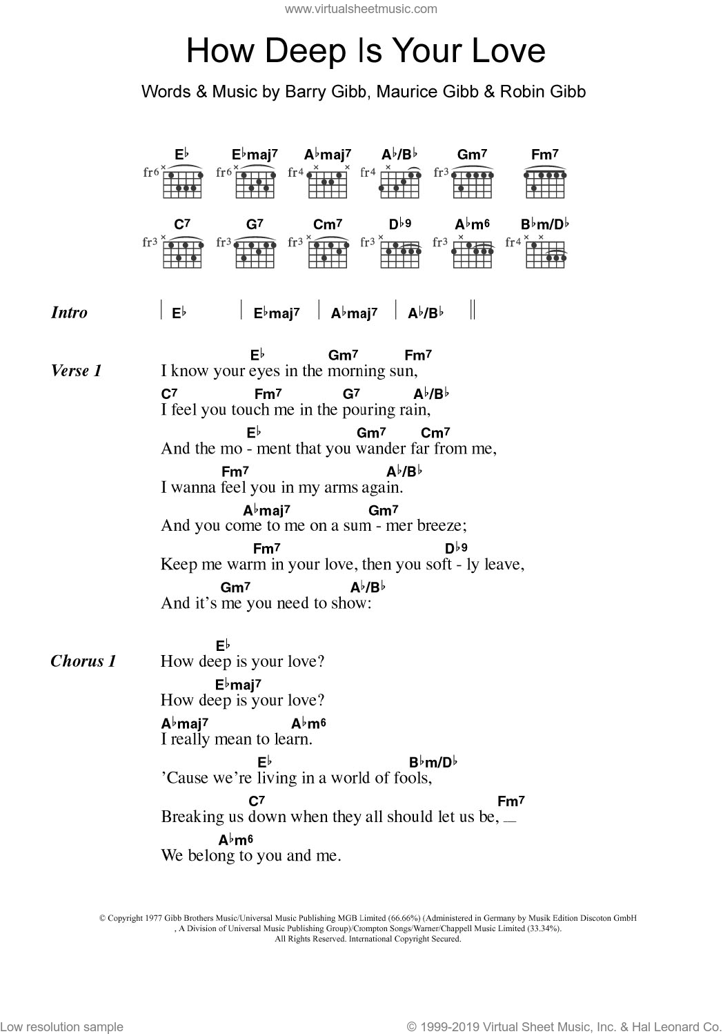 you are in love chords