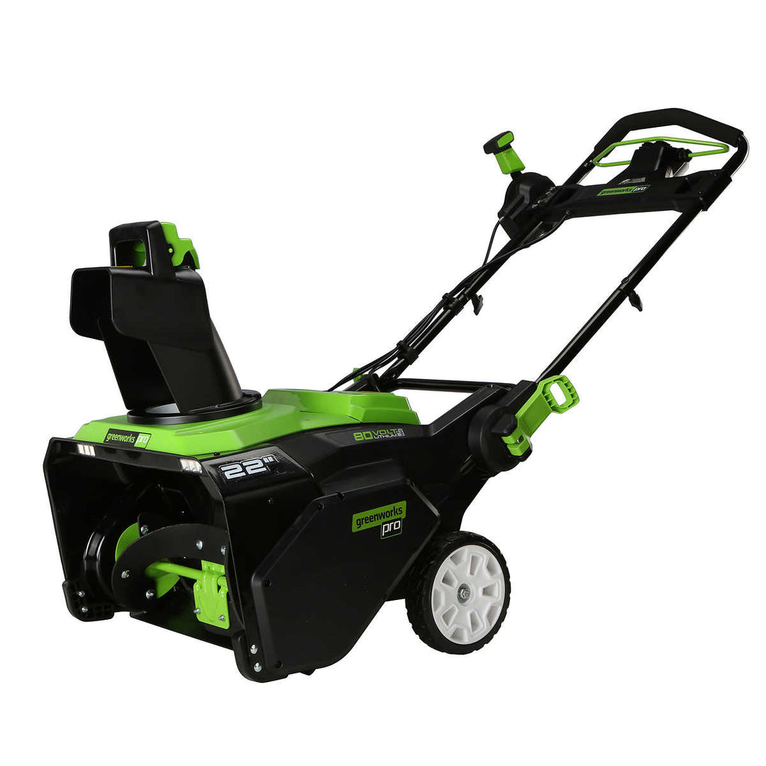 greenworks cordless snow blower