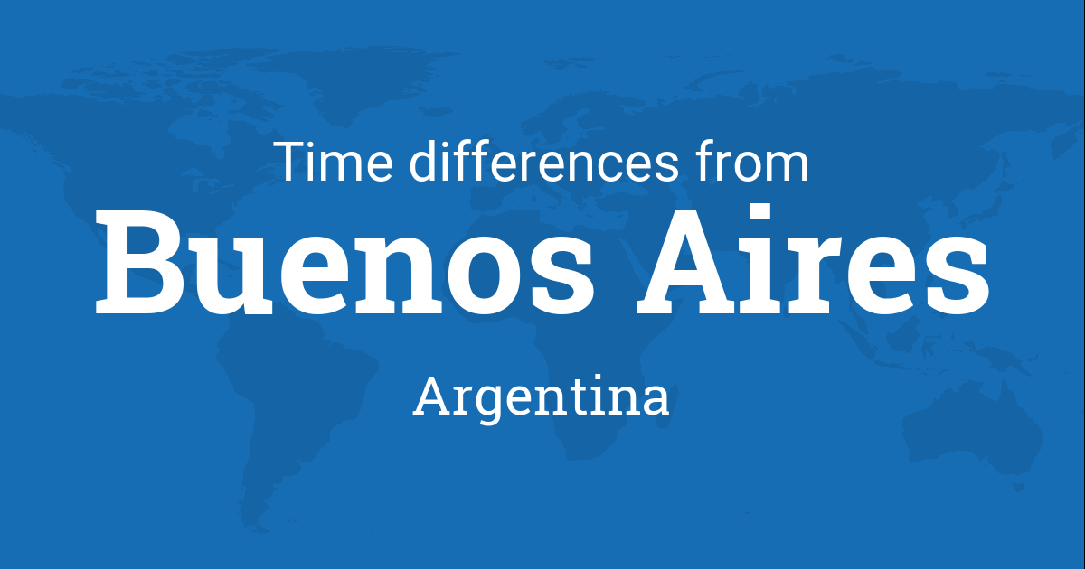 time difference between nyc and buenos aires