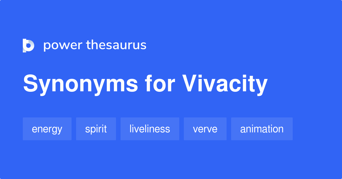 vivacity synonym