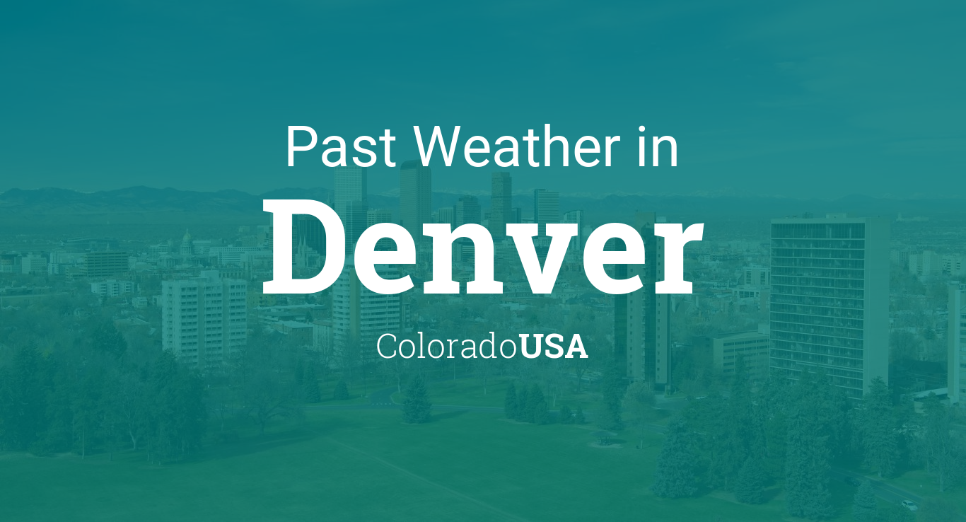 weather history denver colorado