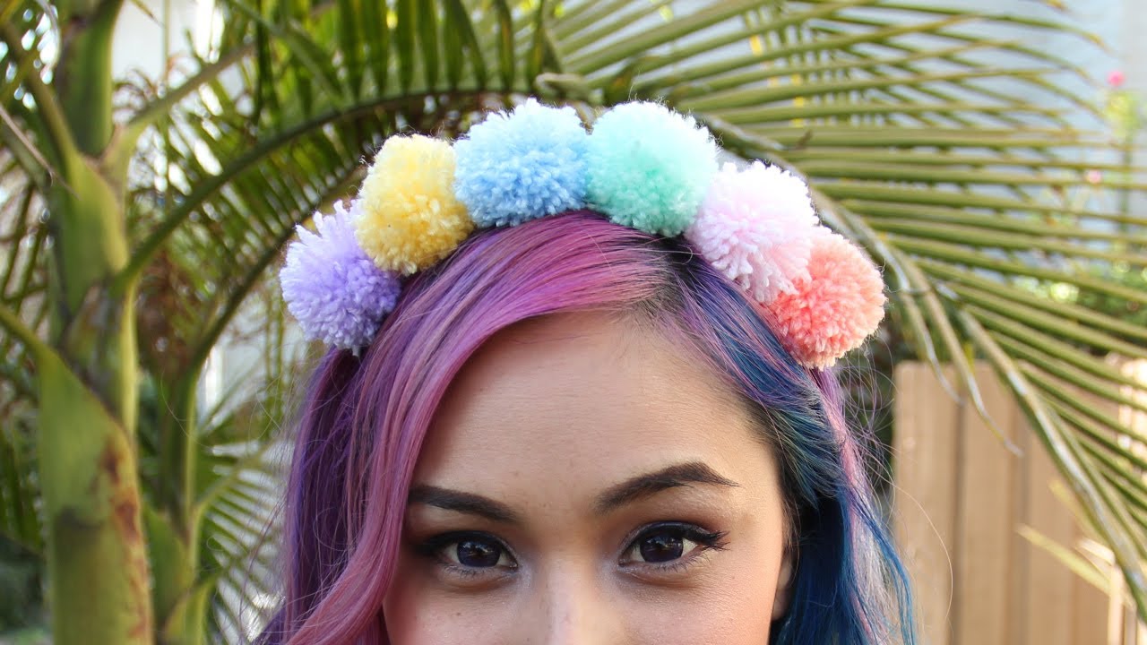 pom pom hair band