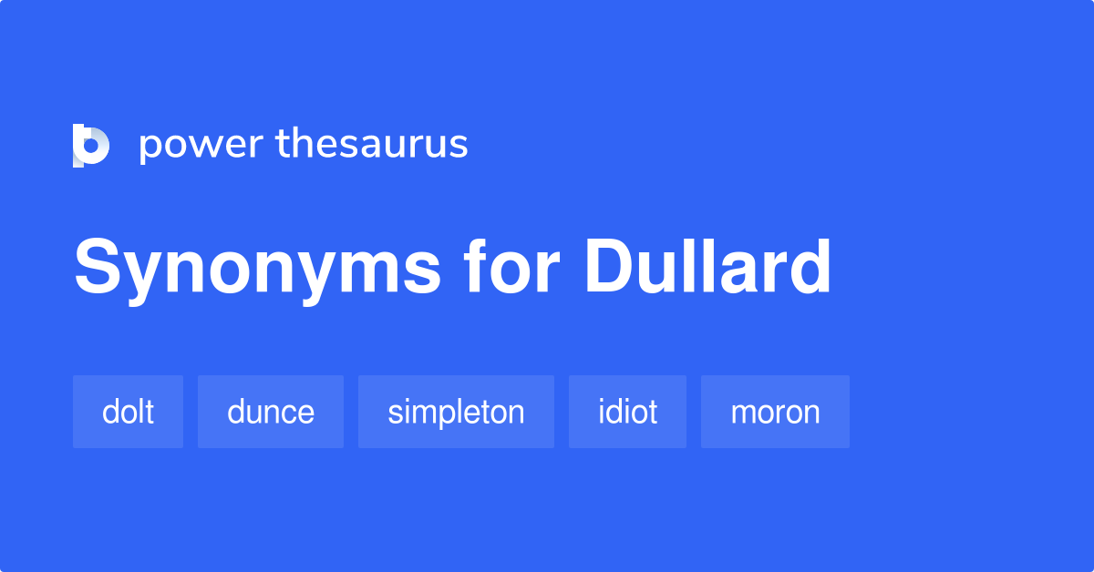 dullard synonym