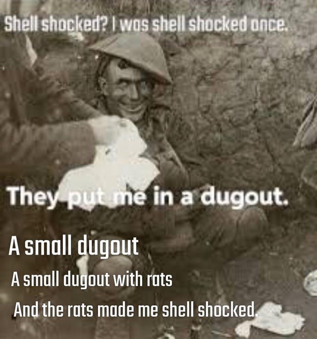 shell shocked meme