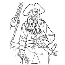 pirates of the caribbean coloring pages