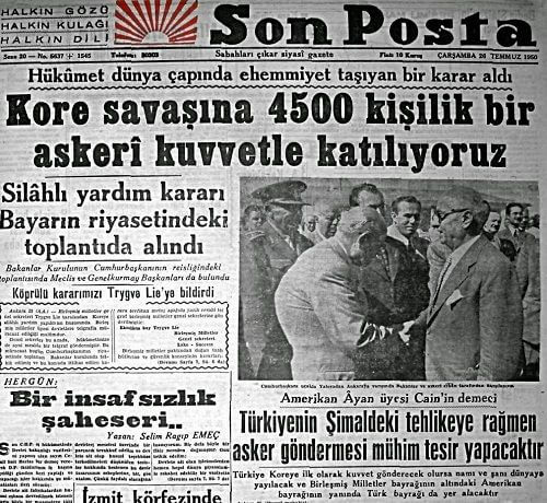 kore savaşına neden katıldık