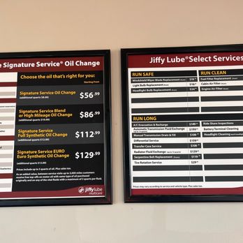 jiffy lube transmission fluid change cost