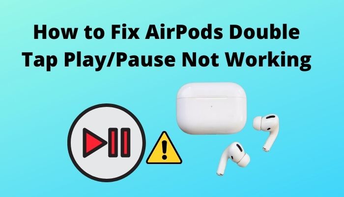 airpods play pause not working
