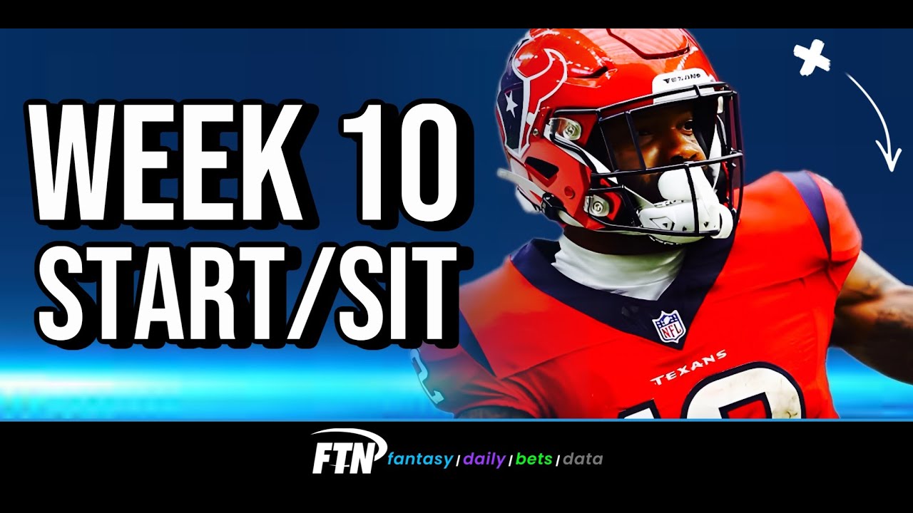 week 10 start sit