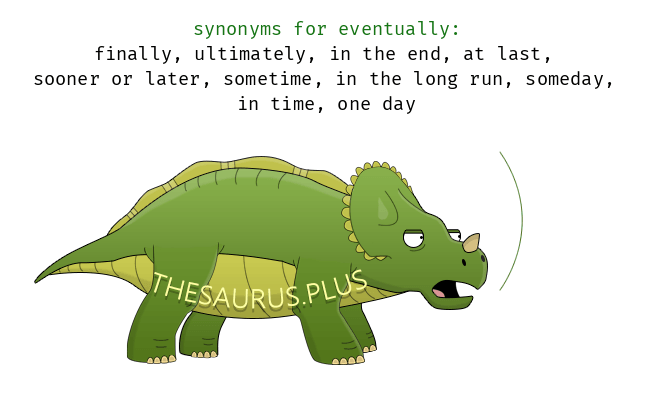 synonym for eventually