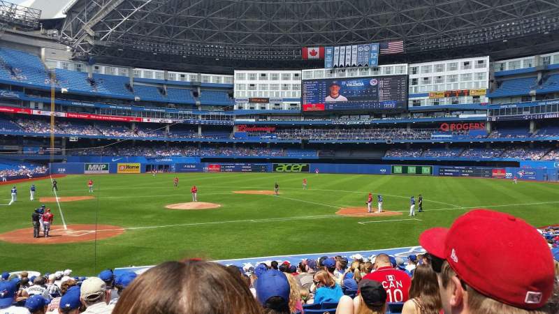 view from my seat toronto blue jays