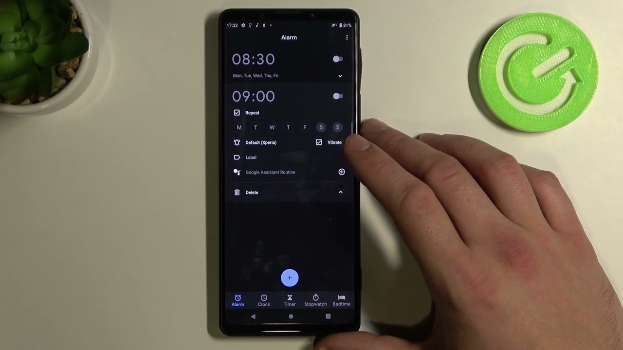 xperia alarm sound