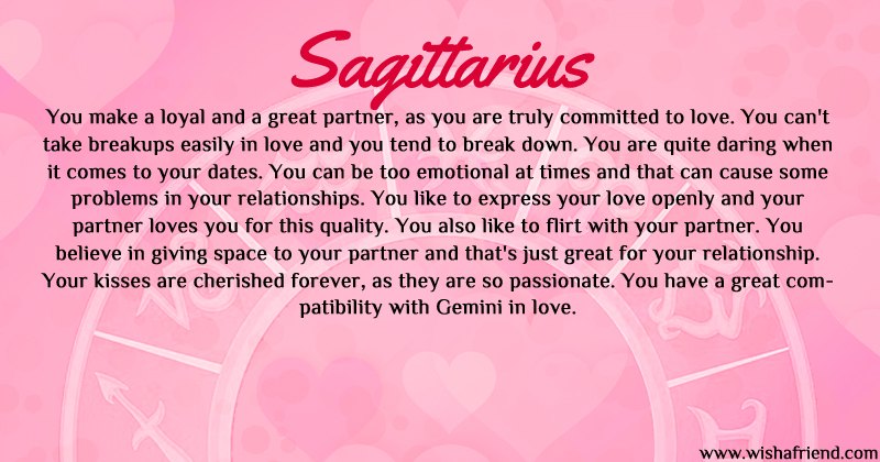 sagittarius horoscope love
