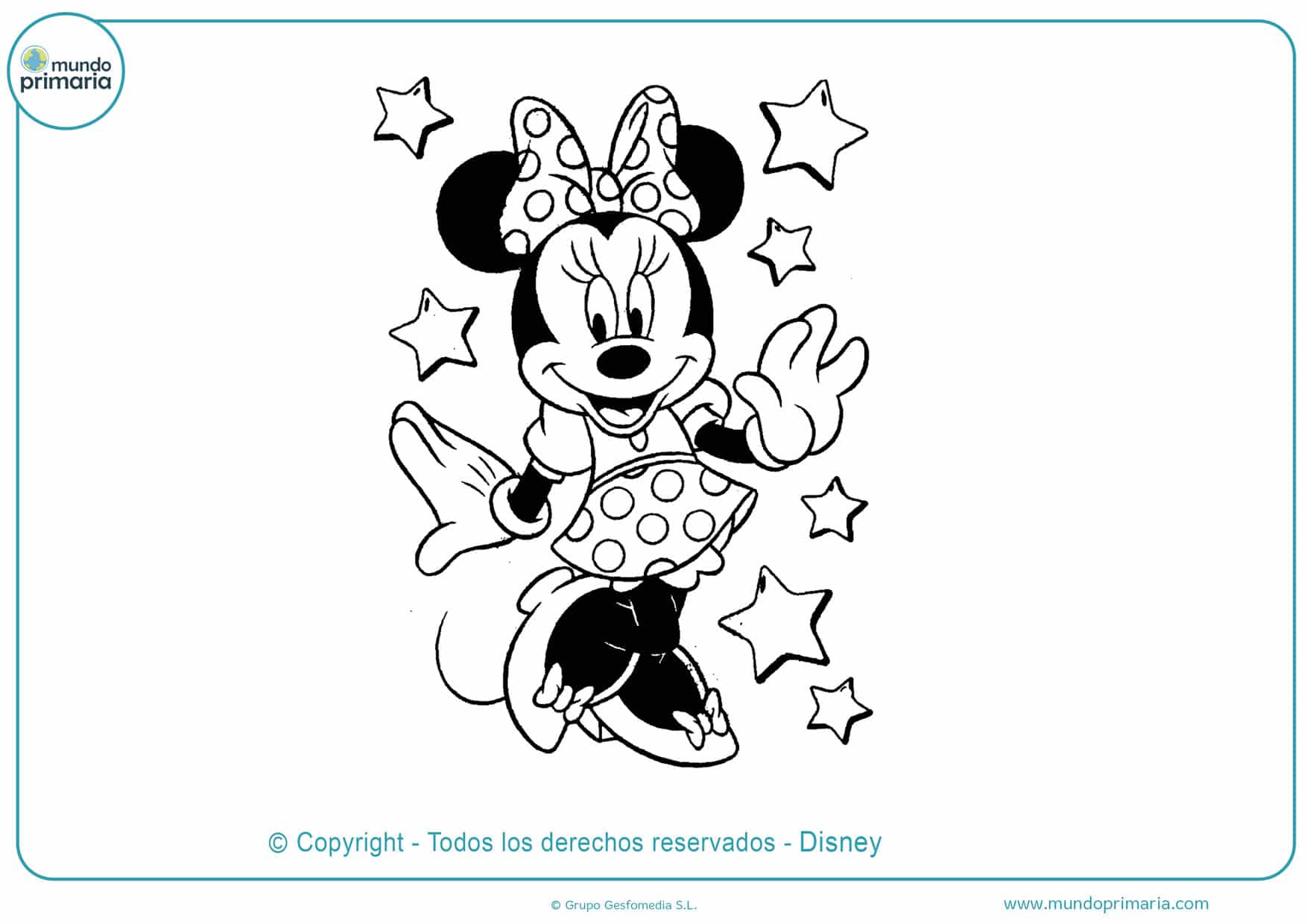 dibujos para colorear minnie