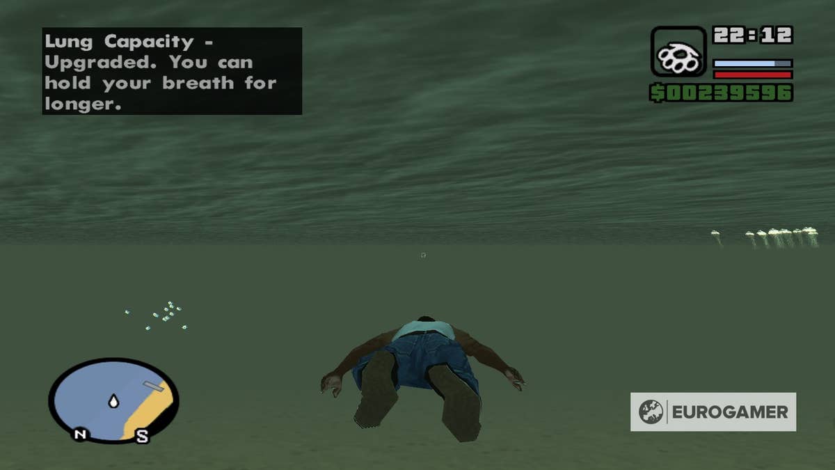 gta sa how to increase lung capacity