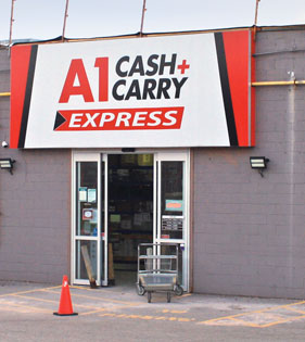 a1 cash and carry evans