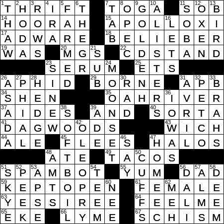 bone connector crossword