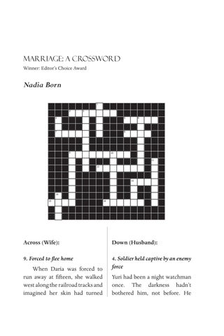 thinned out crossword