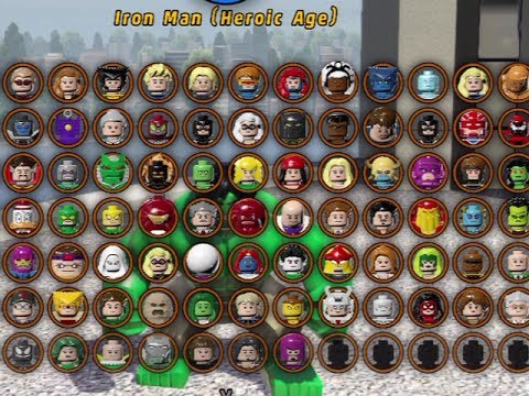 lego marvel characters